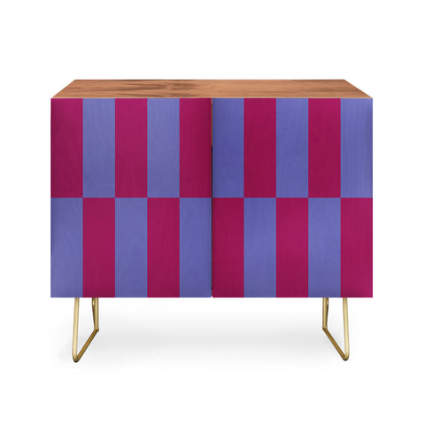 Galaxy Eyes Strippy Dark Orchid and Peri Credenza