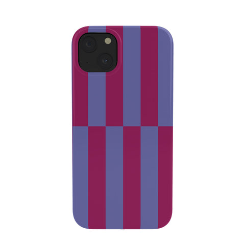 Galaxy Eyes Strippy Dark Orchid and Peri Phone Case