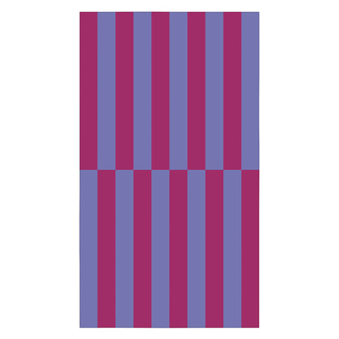 Galaxy Eyes Strippy Dark Orchid and Peri Tablecloth