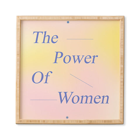 Galaxy Eyes The Power Of Women Framed Wall Art