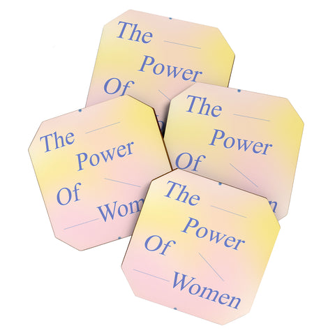 Galaxy Eyes The Power Of Women Coaster Set
