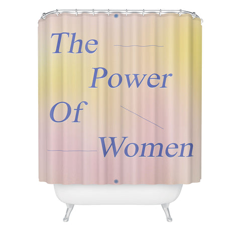 Galaxy Eyes The Power Of Women Shower Curtain