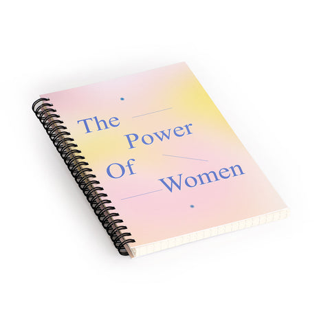 Galaxy Eyes The Power Of Women Spiral Notebook