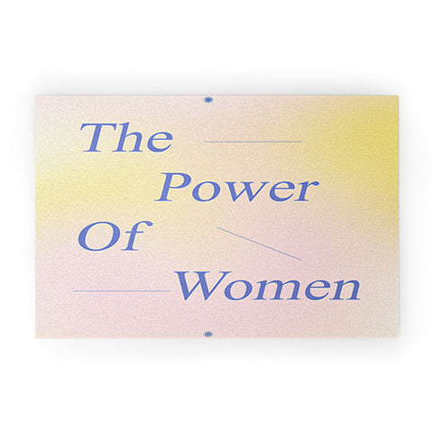 Galaxy Eyes The Power Of Women Welcome Mat