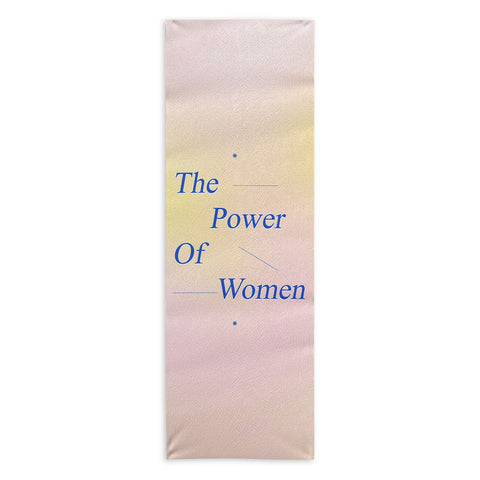 Galaxy Eyes The Power Of Women Yoga Towel