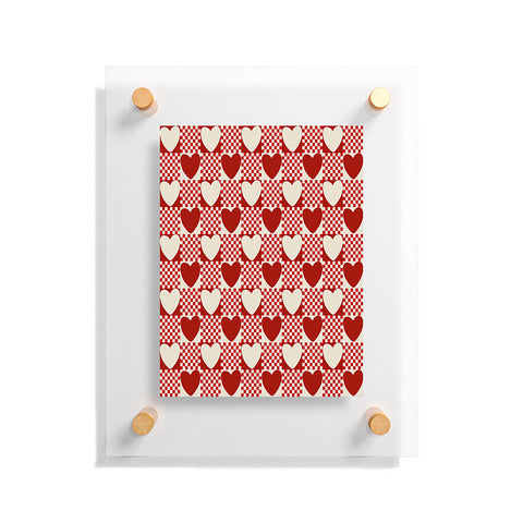 Galaxy Eyes Valentine II Floating Acrylic Print