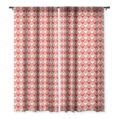 Galaxy Eyes Valentine II Sheer Window Curtain