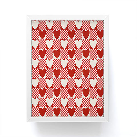 Galaxy Eyes Valentine II Framed Mini Art Print