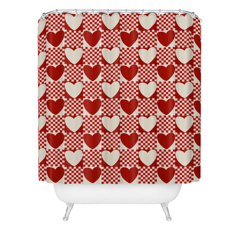 Galaxy Eyes Valentine II Shower Curtain