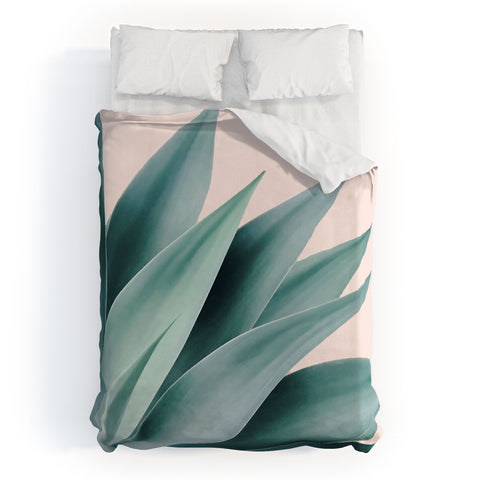 Gale Switzer Agave Flare II peach Duvet Cover