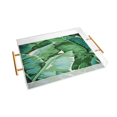 Gale Switzer Banana leaf grandeur II Acrylic Tray