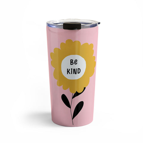 Gale Switzer Be Kind bloom Travel Mug