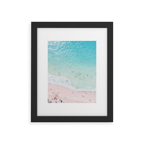 Gale Switzer Beach Sunday Framed Art Print