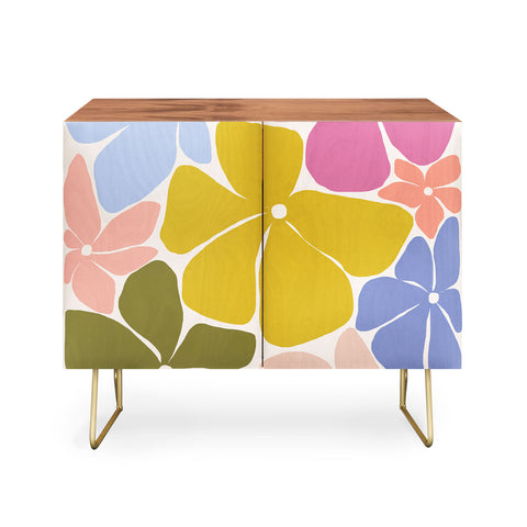 Gale Switzer Carefree Blooms Credenza