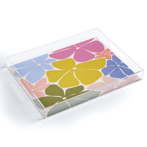 Gale Switzer Carefree Blooms Acrylic Tray