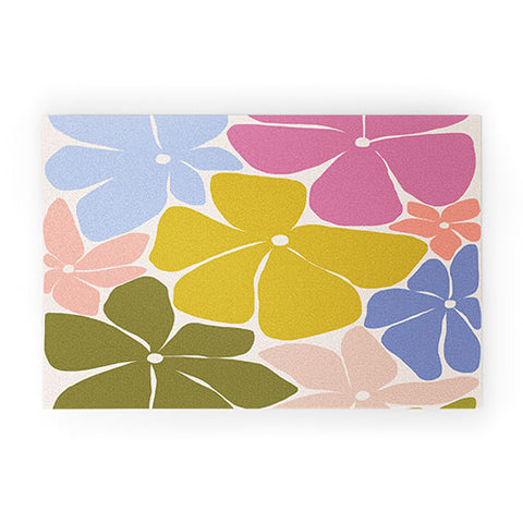 Gale Switzer Carefree Blooms Welcome Mat