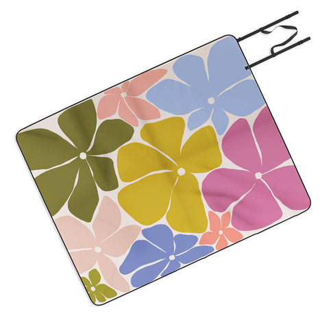 Gale Switzer Carefree Blooms Picnic Blanket