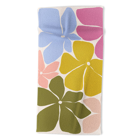 Gale Switzer Carefree Blooms Beach Towel