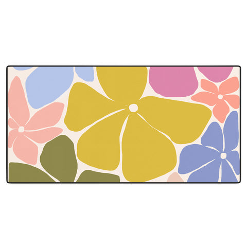 Gale Switzer Carefree Blooms Desk Mat