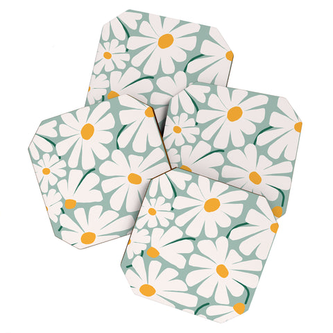 Gale Switzer Daisy fresh Coaster Set