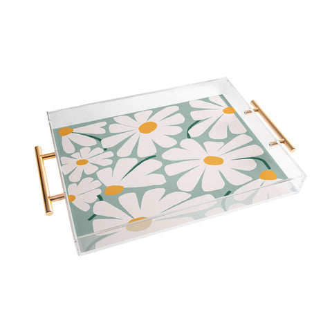Gale Switzer Daisy fresh Acrylic Tray