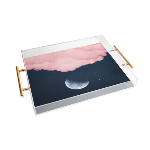 Gale Switzer Falling moon Acrylic Tray