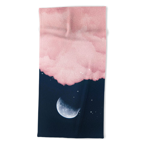Gale Switzer Falling moon Beach Towel