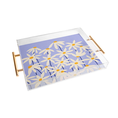Gale Switzer Flower Market English Daisy Acrylic Tray