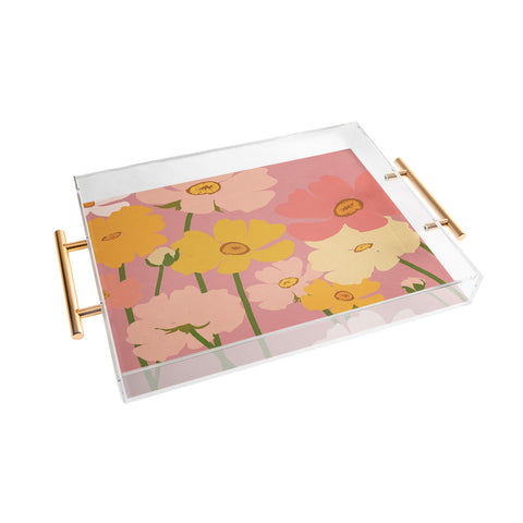 Gale Switzer Flower Market Ranunculus 2 Acrylic Tray