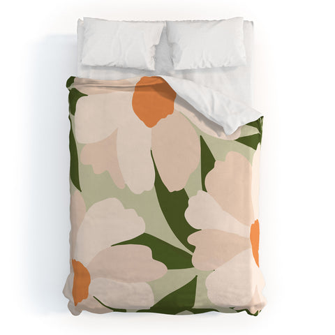 Gale Switzer Freyas flower greenery Duvet Cover