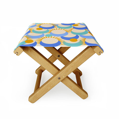 Gale Switzer Moonscapes Folding Stool
