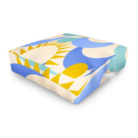 Gale Switzer Moonscapes Outdoor Floor Cushion