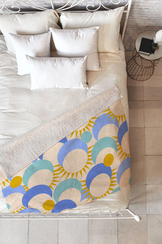 Gale Switzer Moonscapes Fleece Throw Blanket