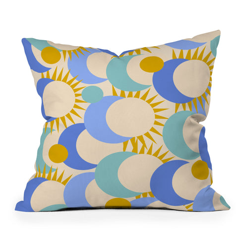 Gale Switzer Moonscapes Throw Pillow