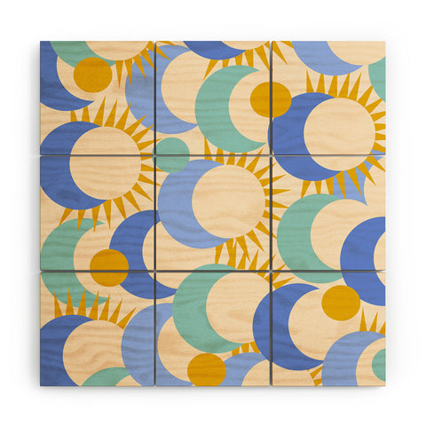 Gale Switzer Moonscapes Wood Wall Mural