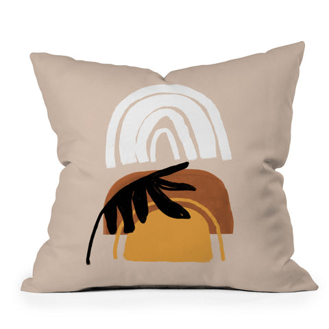 Gale Switzer Palm desert Outdoor Throw Pillow