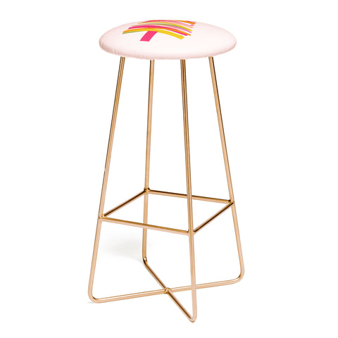 Gale Switzer Ribbon Christmas Tree candy Bar Stool