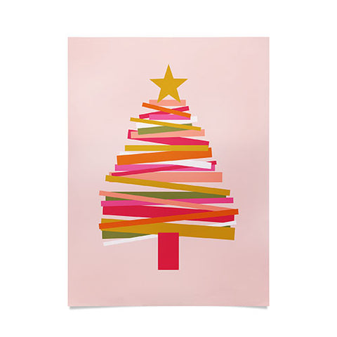 Gale Switzer Ribbon Christmas Tree candy Poster