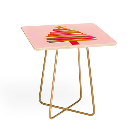 Gale Switzer Ribbon Christmas Tree candy Side Table