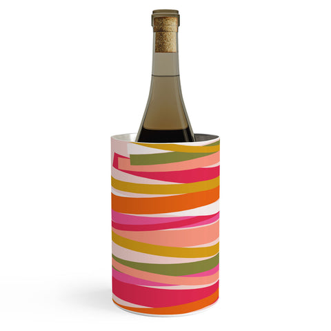 Gale Switzer Ribbon Christmas Tree candy Wine Chiller