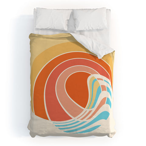 Gale Switzer Sun Surf Duvet Cover