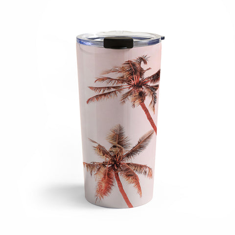 Gale Switzer Sunset Palm Trees Travel Mug