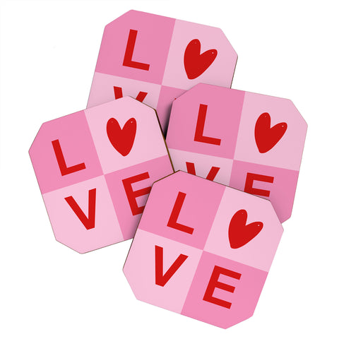 Gale Switzer Sweet Love I Coaster Set