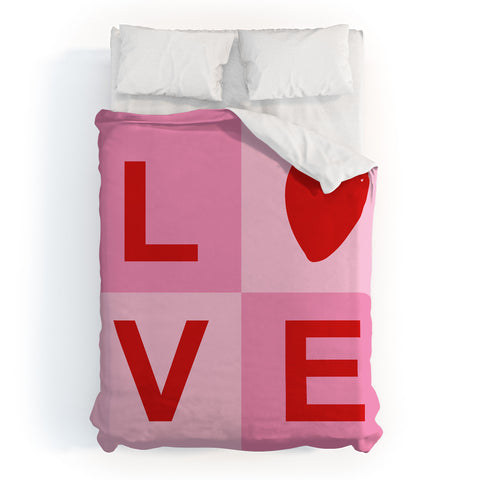 Gale Switzer Sweet Love I Duvet Cover