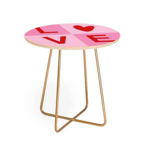 Gale Switzer Sweet Love I Round Side Table