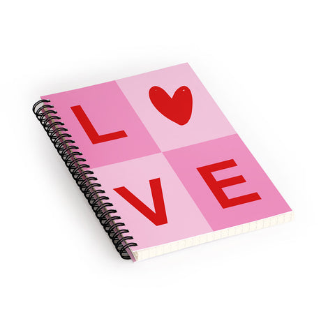 Gale Switzer Sweet Love I Spiral Notebook