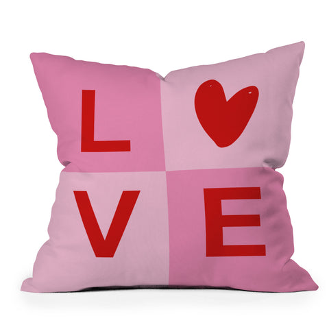 Gale Switzer Sweet Love I Outdoor Throw Pillow
