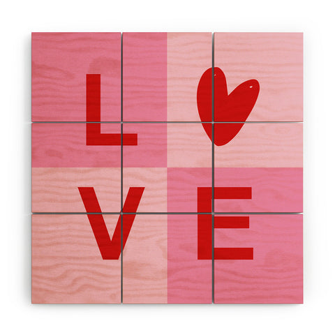 Gale Switzer Sweet Love I Wood Wall Mural