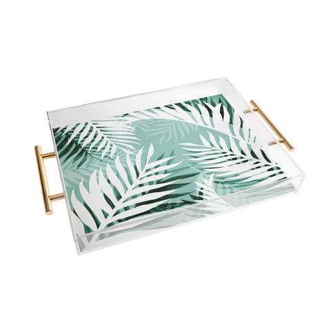 Gale Switzer Tropical Bliss jungle green Acrylic Tray