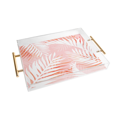 Gale Switzer Tropical Bliss pink Acrylic Tray